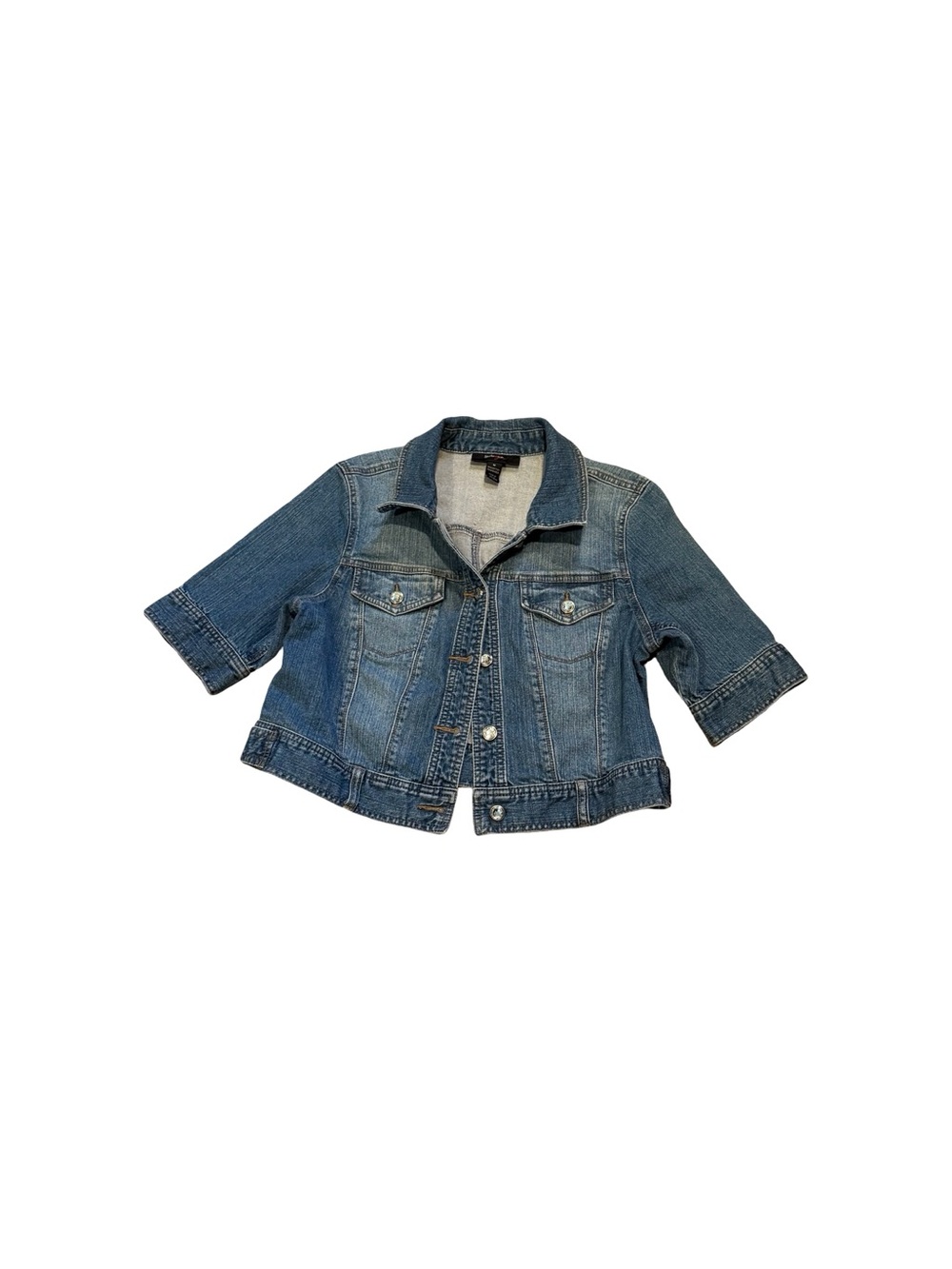 Y2K Style & Co. Short Sleeve Blue Denim Jacket